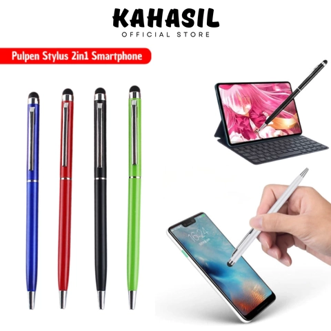 KAHASIL - Stylus Pen Universal Pulpen Pena 2in1 Android Smartphone Semua Hp KMJ136
